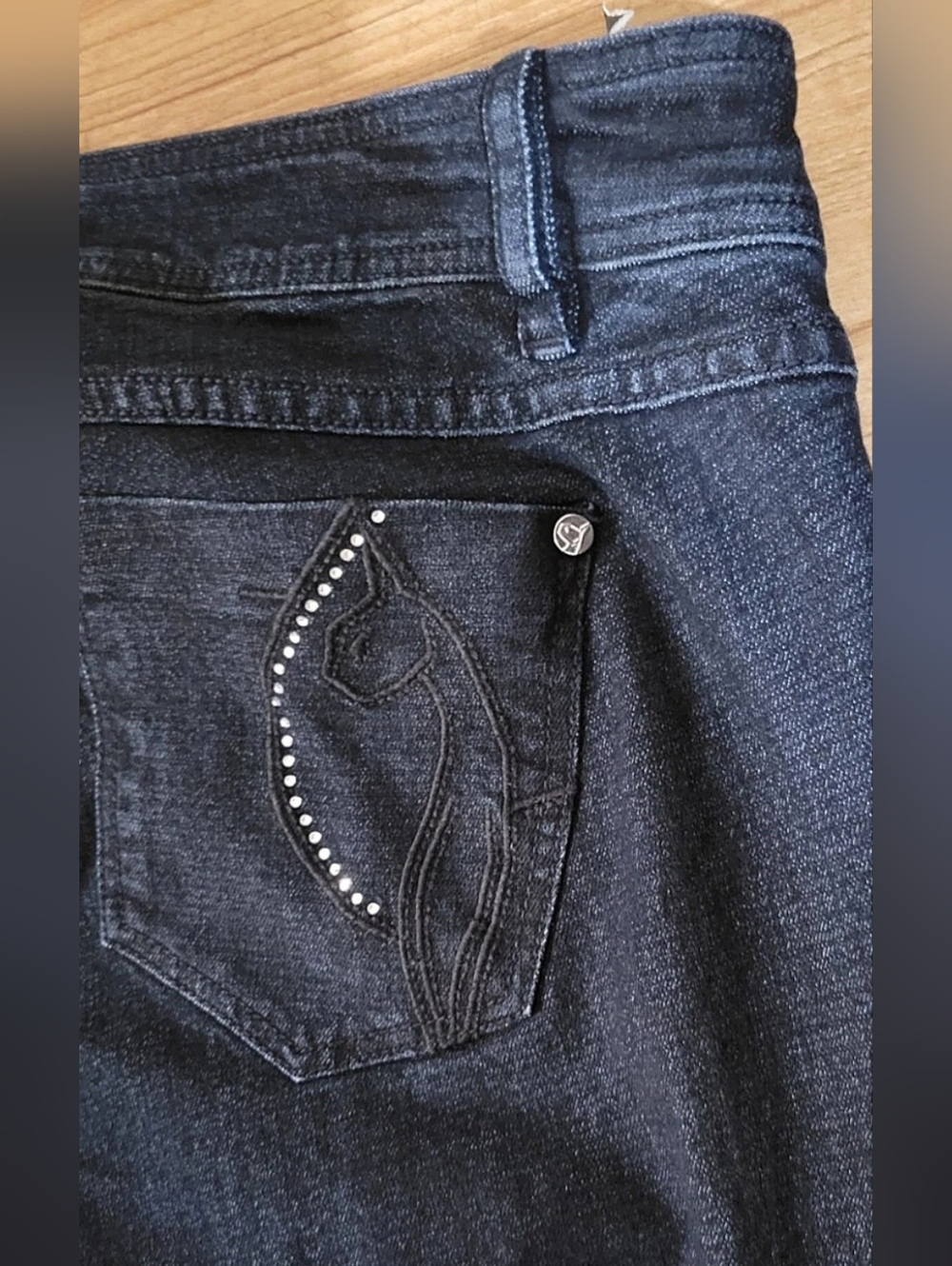 Baby Phat Womens Dark Wash Skinny Jeans Size 20